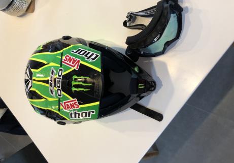 Casque cross taille L 2