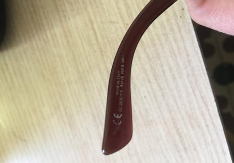 Lunette solaire Gucci numéro de série sur branche 4