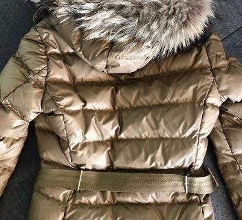 Veste Moncler or / beige taille 36 3