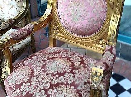 Fauteuil baroque 1