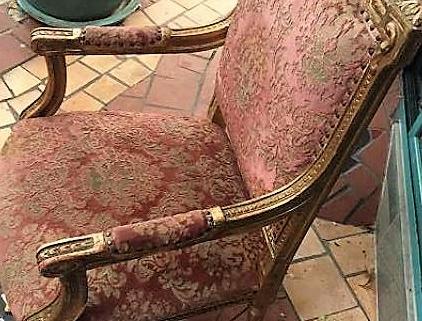 Fauteuil baroque 2