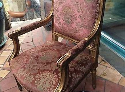 Fauteuil baroque 3