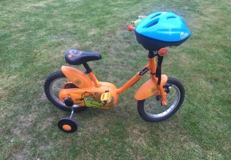 Vélo enfant Decathlon B'twin 14' Crocodile + casque 3