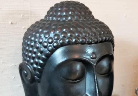 Tête Buddha résine 2