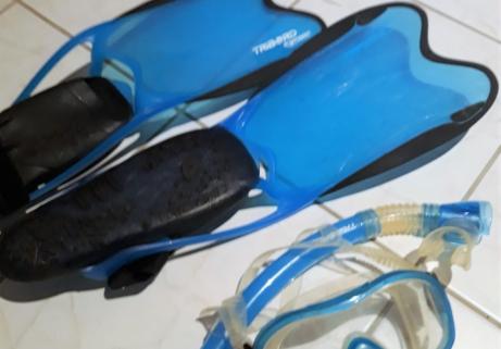 Kit de snorkeling palmes masque tuba Tribord R'gomoove taille 42/43 3