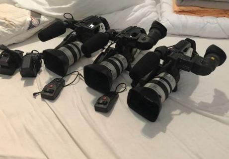 3 caméscopes professionnels Canon XL-1S MiniDV 1