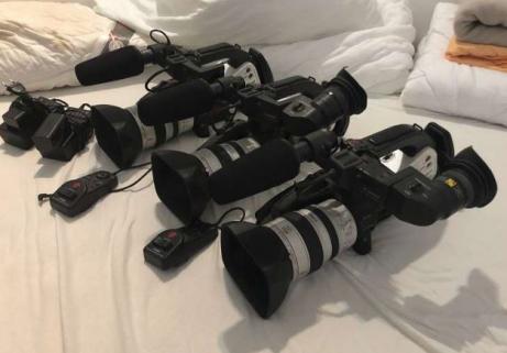 3 caméscopes professionnels Canon XL-1S MiniDV 3