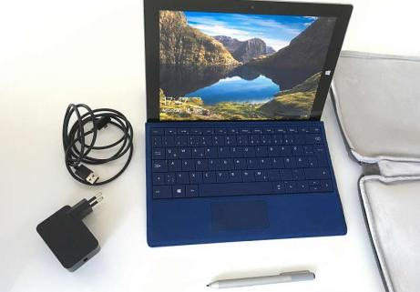 Surface 3 Set, clavier, stylo, sac 1