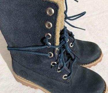 Bottes TIMBERLAND en bleu 27 28 comme neuves! 1