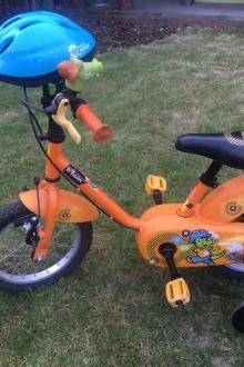 Vélo enfant Decathlon B'twin 14' Crocodile + casque