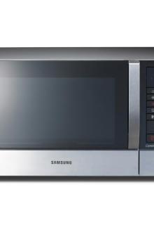 Four Micro Ondes SAMSUNG CE 107 MST Inox et Noir Combiné 28L MO 900W