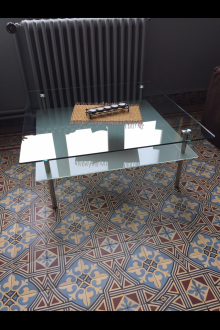 Table basse en verre